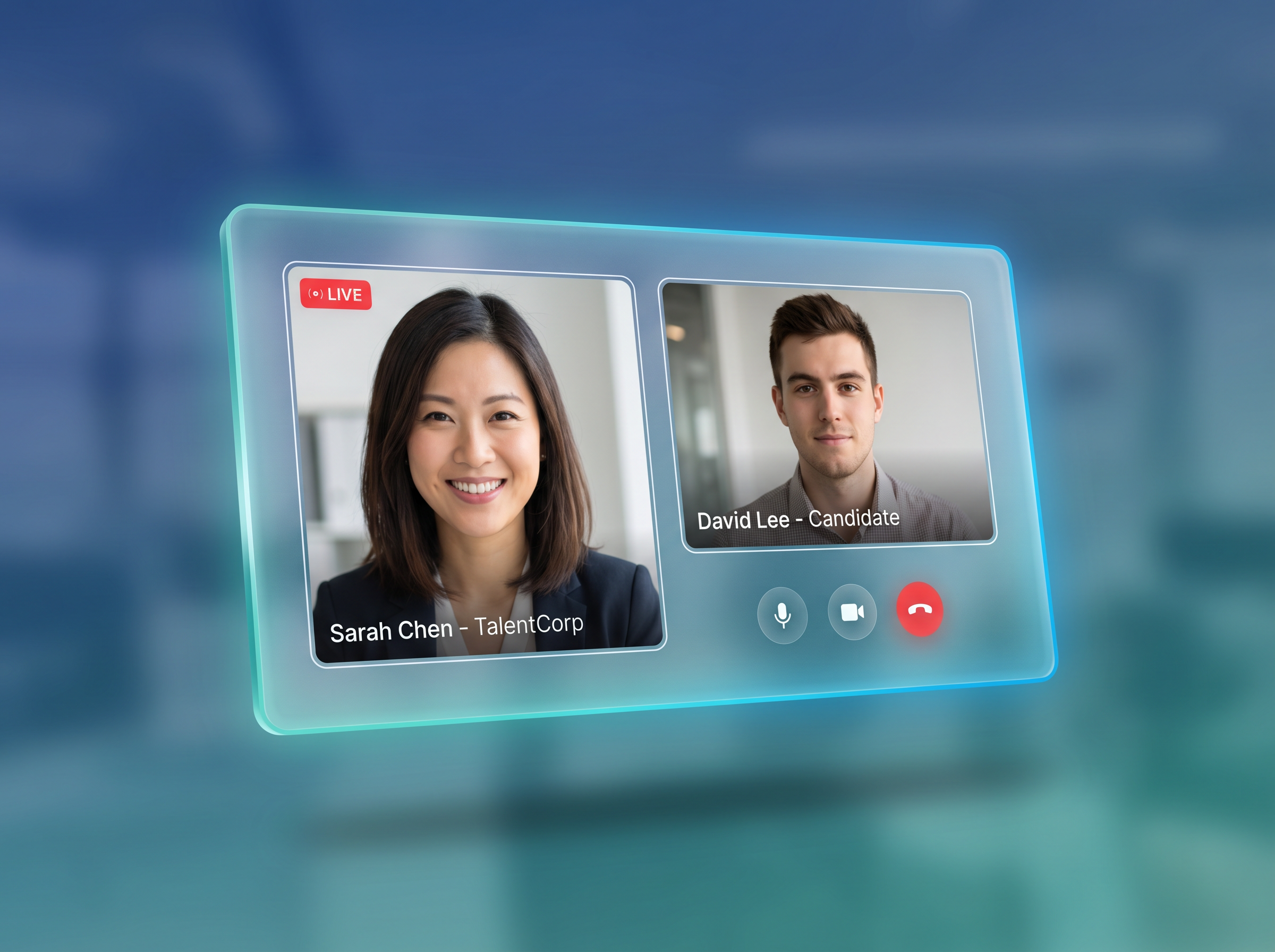 Video entrevista en vivo